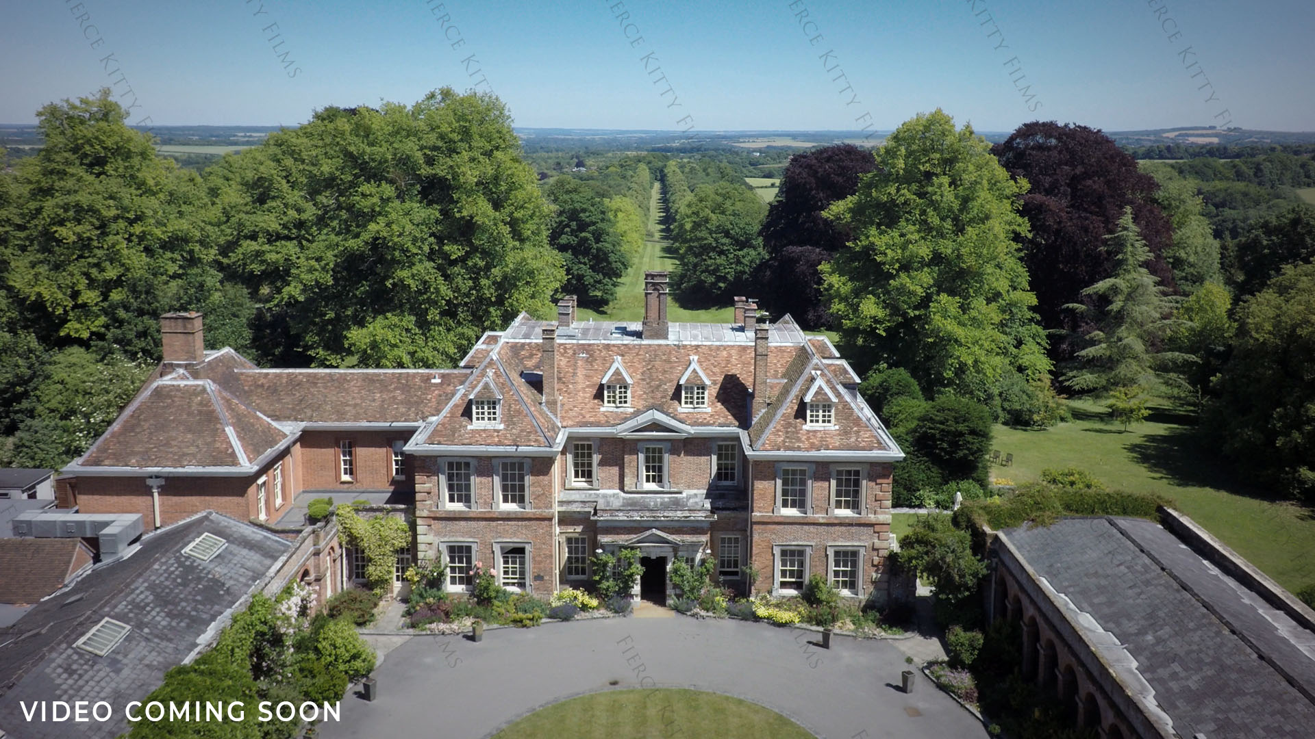 Lainston House Hotel Aerial Drone