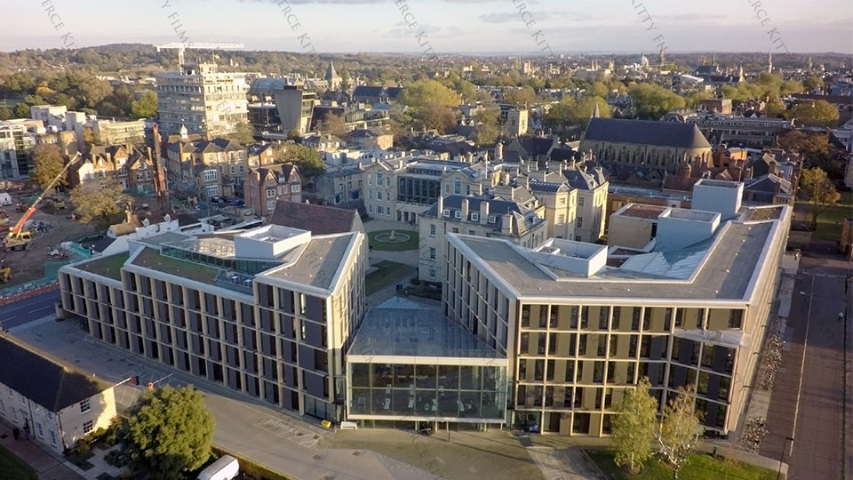 Mathematical Institute Oxford Aerial Drone