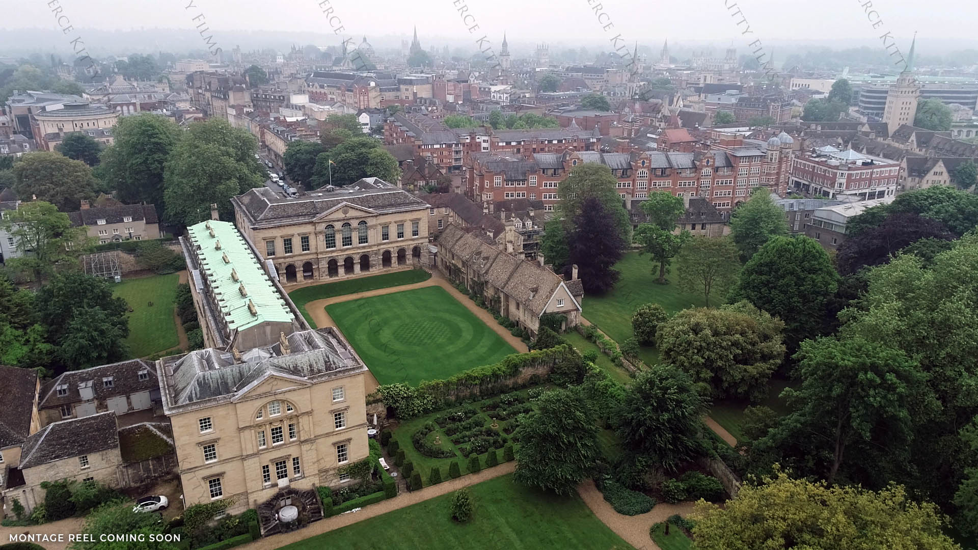 Worcester College Oxford Aerial Drone for MDR
