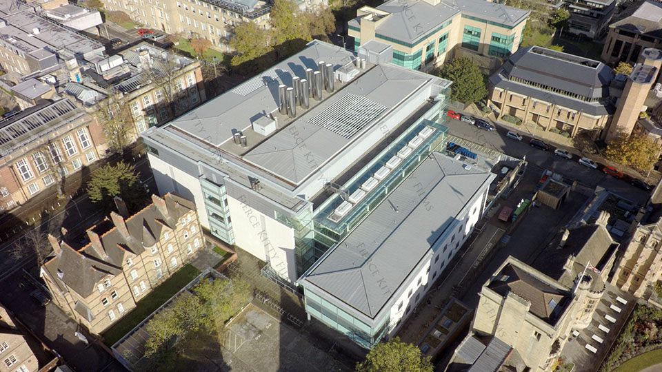 Chemistry Research Laboratory Oxford Aerial Drone
