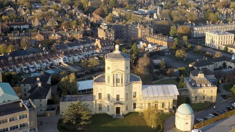 Radcliffe Observatory Oxford Aerial Drone